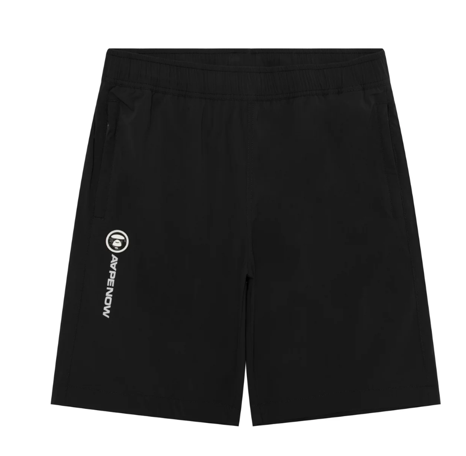 香港代購 專櫃正品 26春夏 Aape 男 AAPENOW 猿人小標徽章簡約舒適潮流短褲C680