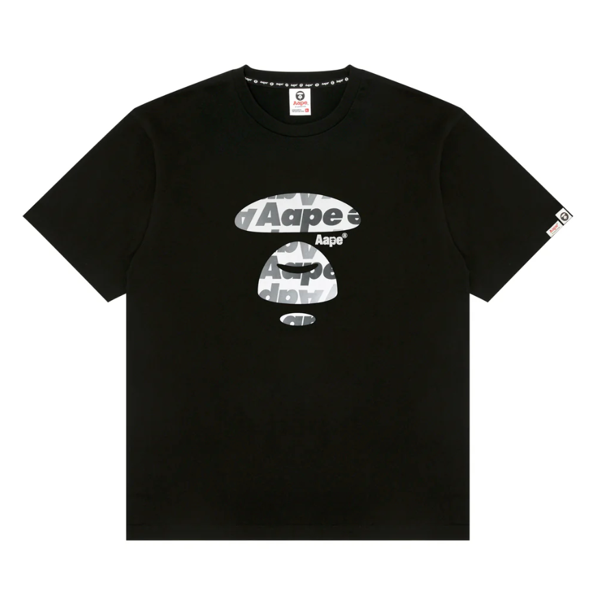 Aape 男裝 猿顏字母印花潮流休閑簡約短袖T恤1450