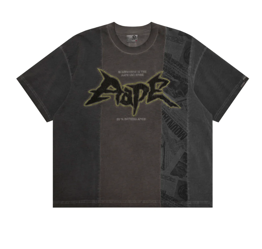 香港直郵 Aape 男裝 26春夏 水洗做舊短袖T卹1867
