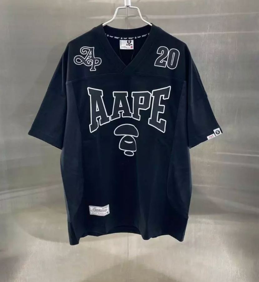 香港直郵 Aape 男裝 26春夏 網布迷彩拼接潮流休閑短袖T恤1656