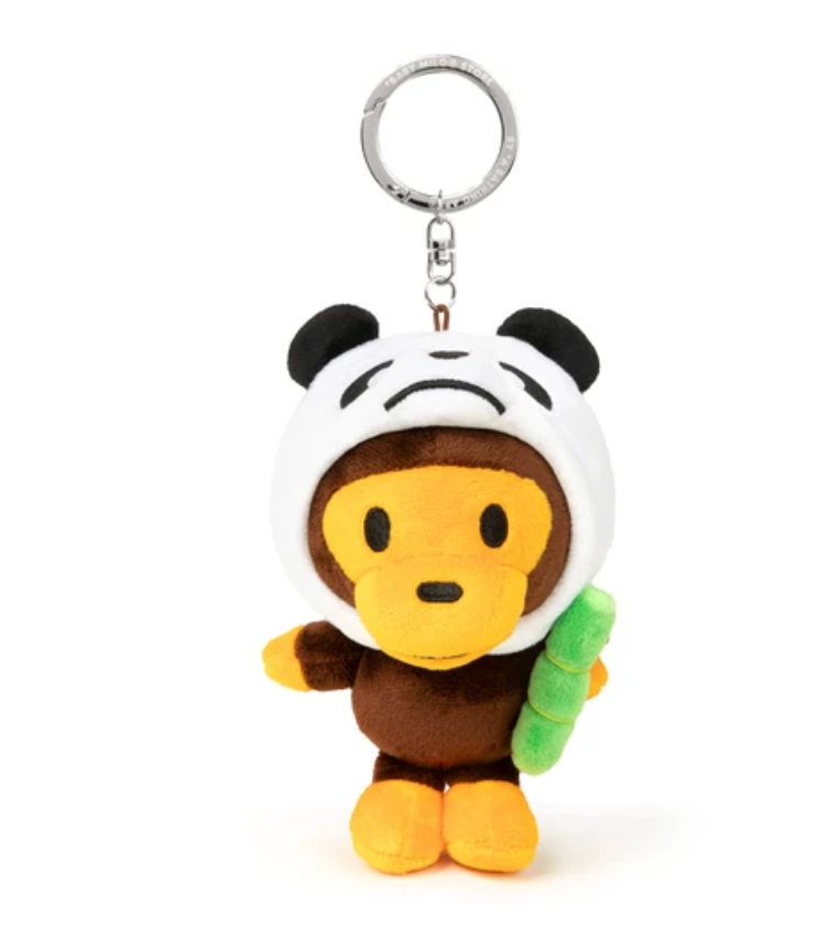 BABY MILO STORE配飾【中國限定】抱竹熊貓小猴掛件鑰匙扣4635