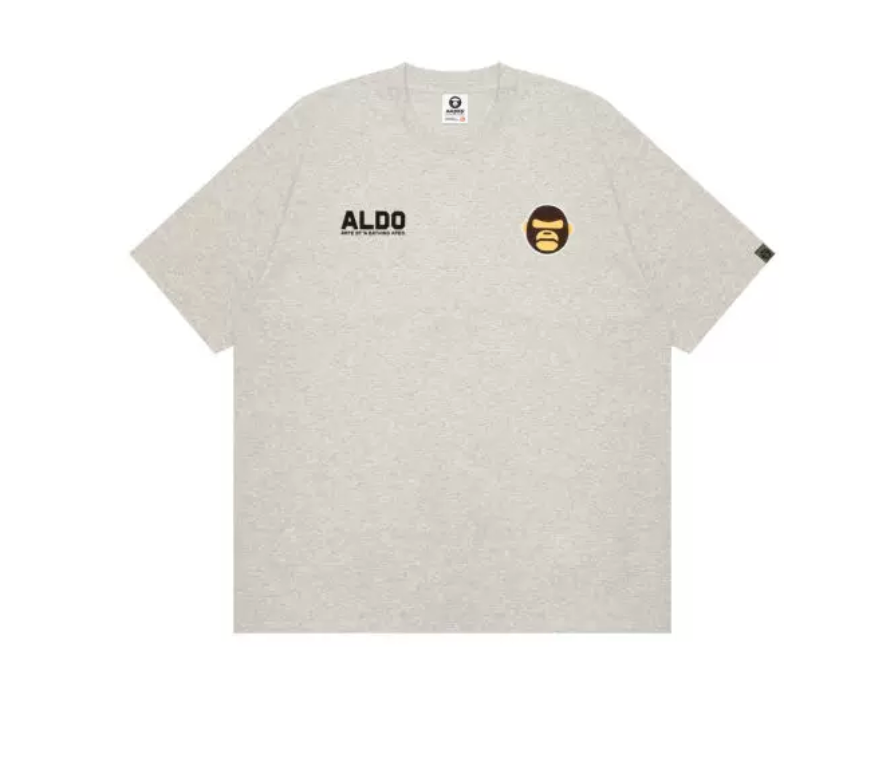 香港直郵 Aape 男裝 26春夏 猿人軍團刺繡字母印花休閑潮流短袖T恤1494