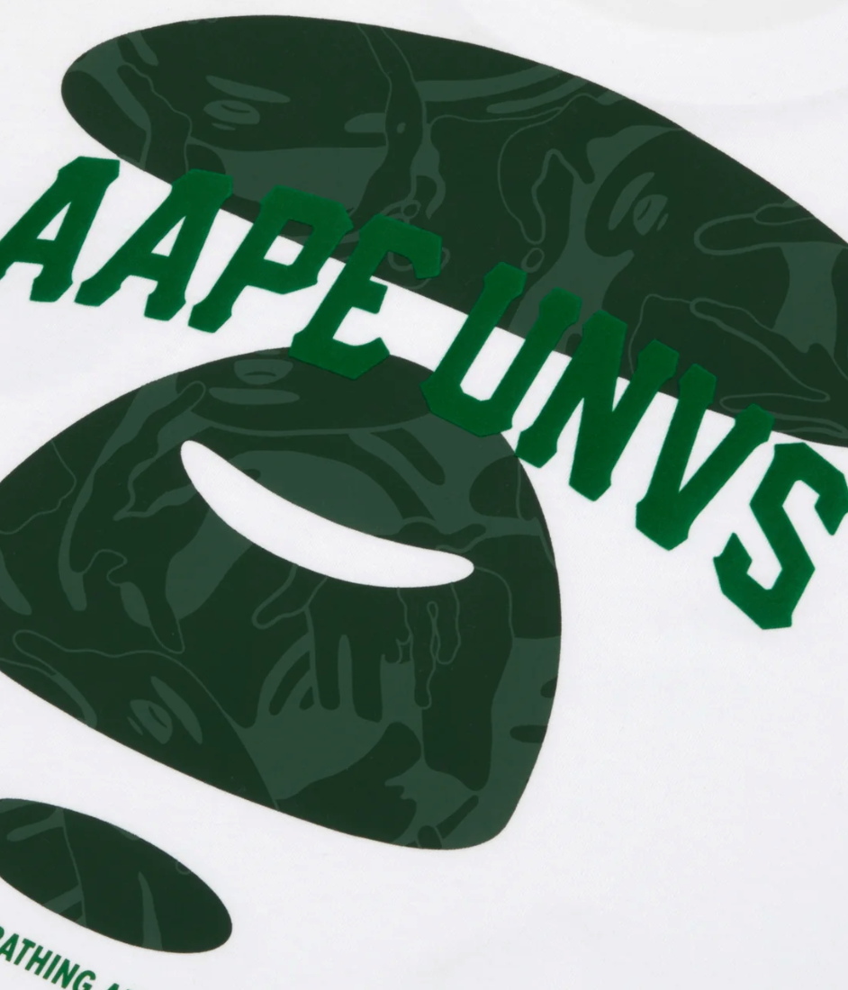 香港直郵 Aape 26秋冬 男 AAPEUNVS 迷彩猿人短袖T恤1975