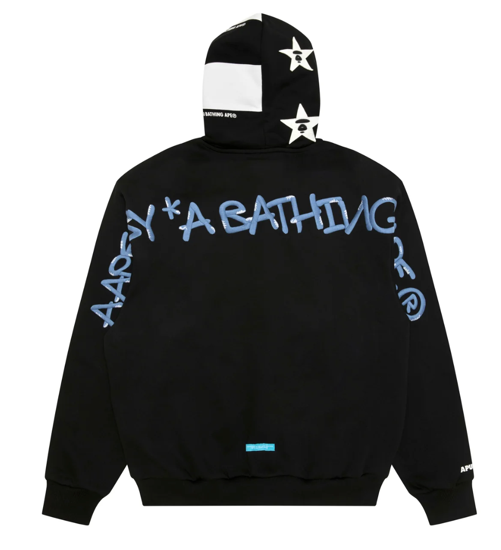 香港直郵 Aape 26秋冬 男   星星連帽棒球服外套 E313