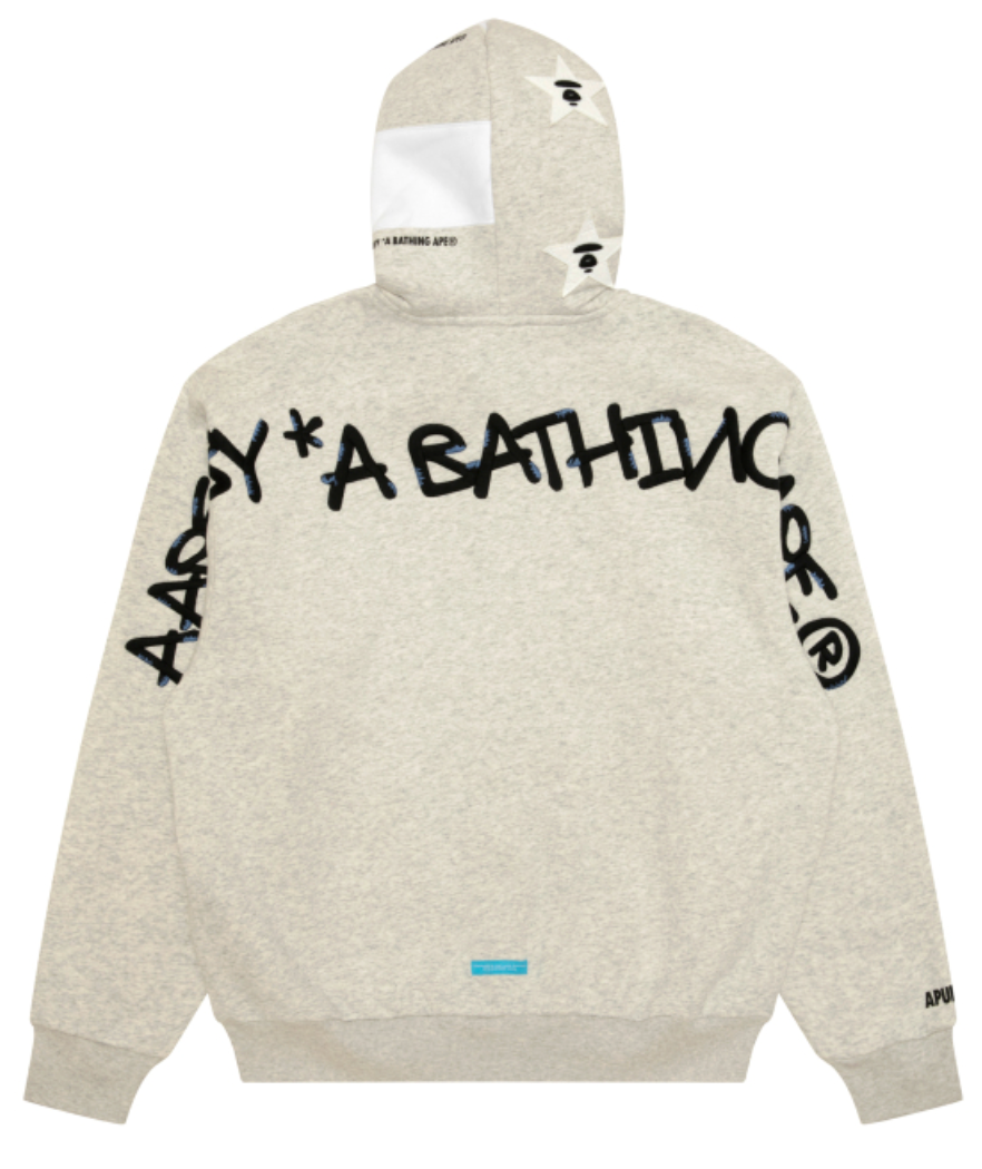 香港直郵 Aape 26秋冬 男   星星連帽棒球服外套 E313