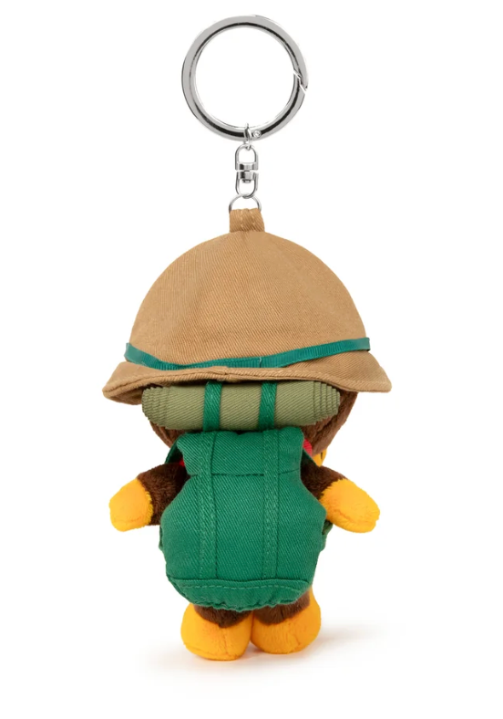 BABY MILO STORE 山系露營探險家小猴吊飾鑰匙扣 4598