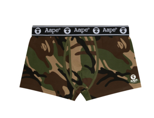 Aape 猿人迷彩字母串標潮流平腳內褲 5420