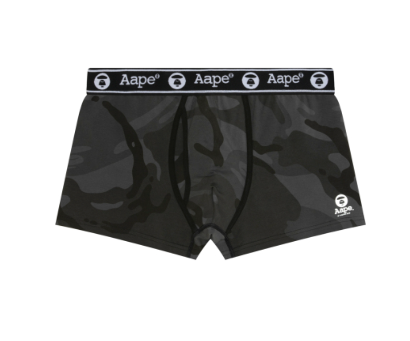 Aape 猿人迷彩字母串標潮流平腳內褲 5420
