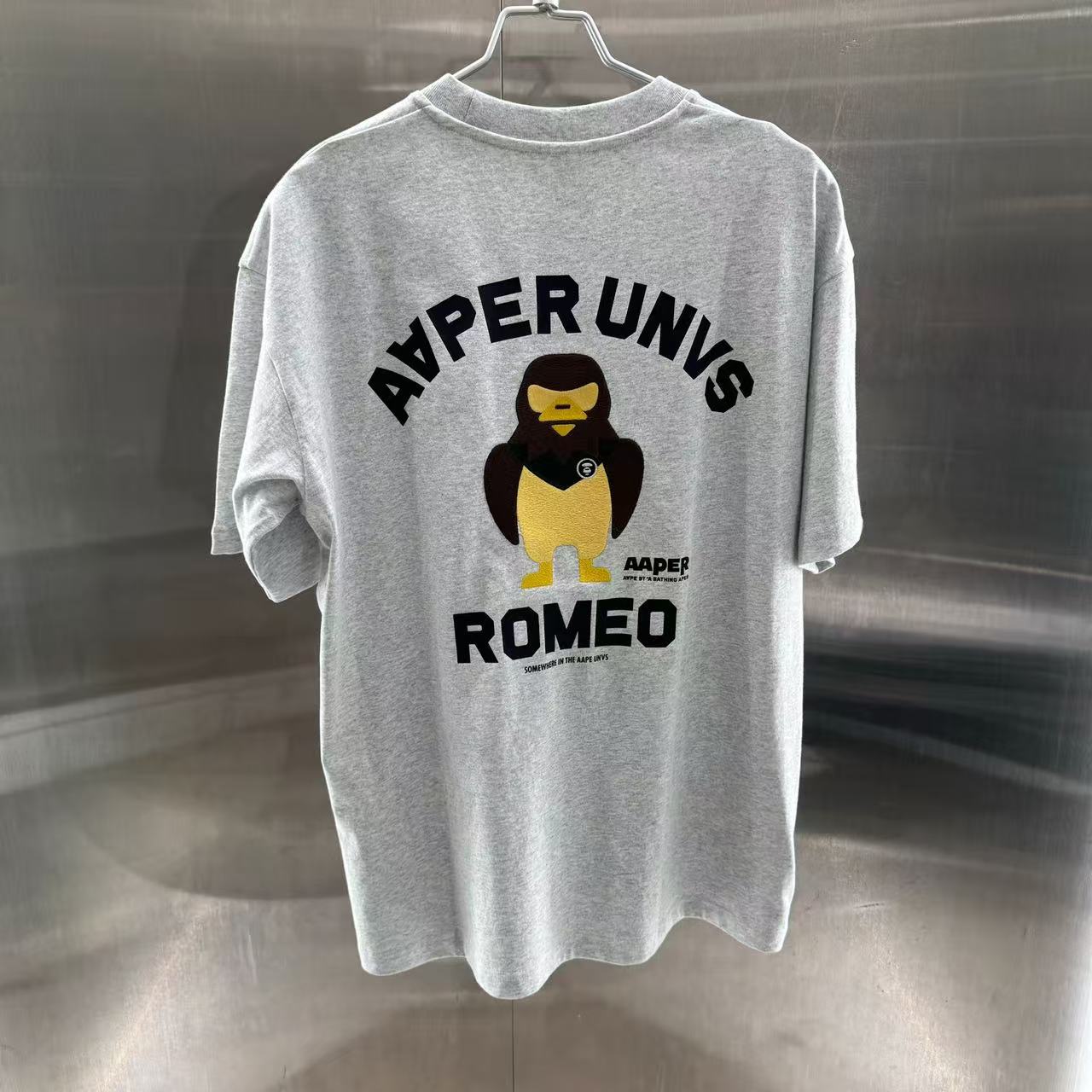 香港代購 專櫃正品 26春夏 Aape 男 AAPER 猿人卡通印花圖案趣味短袖T恤 1831