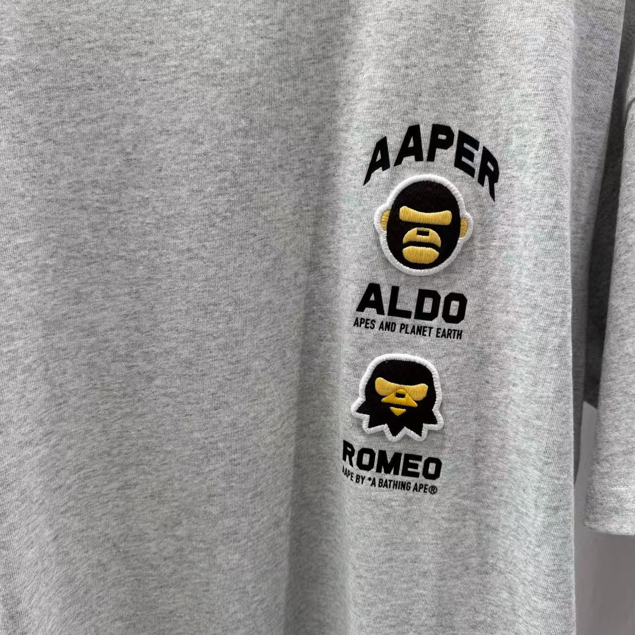 香港代購 專櫃正品 26春夏 Aape 男 AAPER 猿人卡通印花圖案趣味短袖T恤 1831