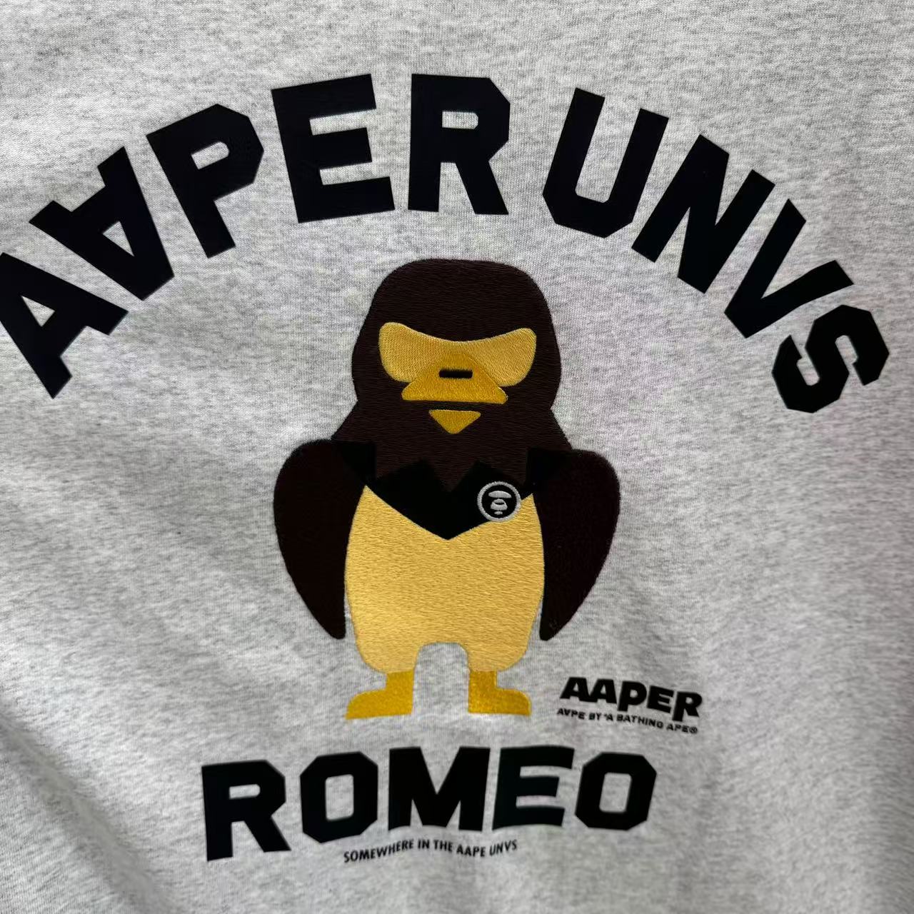 香港代購 專櫃正品 26春夏 Aape 男 AAPER 猿人卡通印花圖案趣味短袖T恤 1831