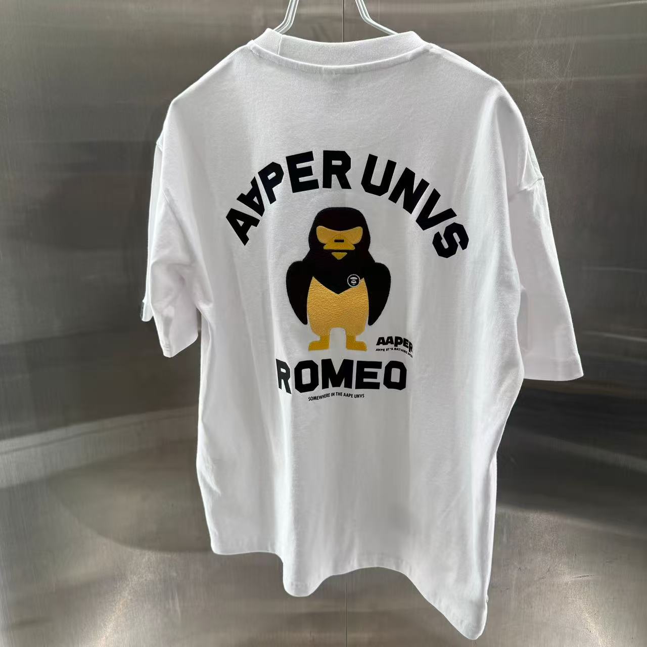 香港代購 專櫃正品 26春夏 Aape 男 AAPER 猿人卡通印花圖案趣味短袖T恤 1831