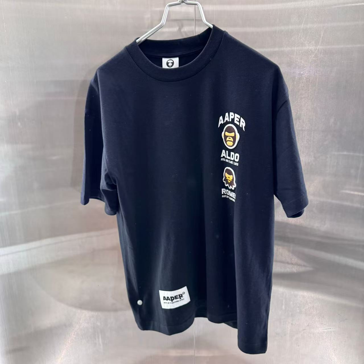 香港代購 專櫃正品 26春夏 Aape 男 AAPER 猿人卡通印花圖案趣味短袖T恤 1831