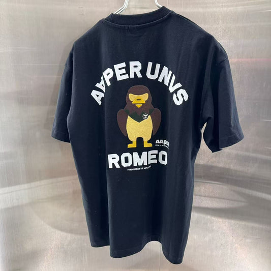 香港代購 專櫃正品 26春夏 Aape 男 AAPER 猿人卡通印花圖案趣味短袖T恤 1831