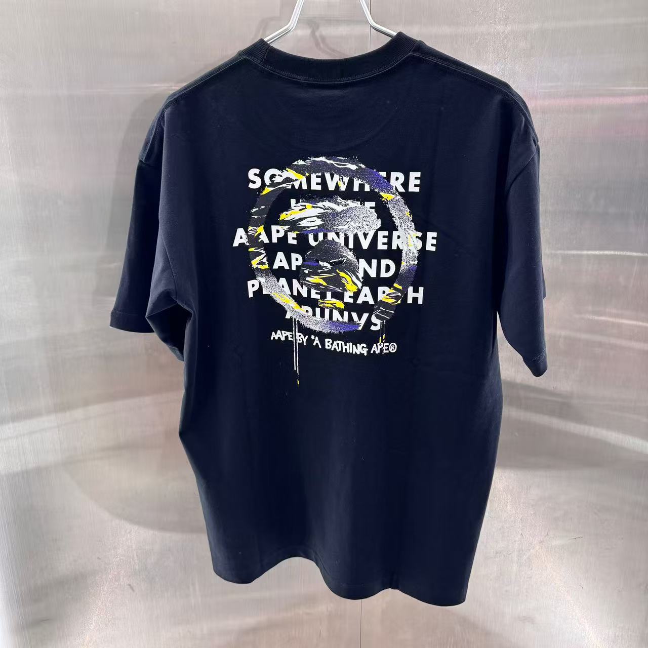 香港代購 專櫃正品 26春夏 Aape 男 AAPEUNVS 猿人迷彩塗鴉印花潮流舒適短袖T恤 1839