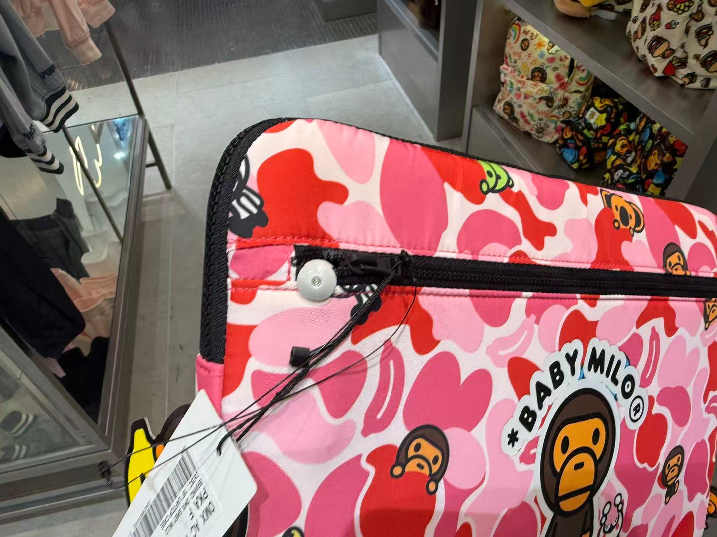 BABY MILO STORE 卡通動物圖案迷彩電腦包