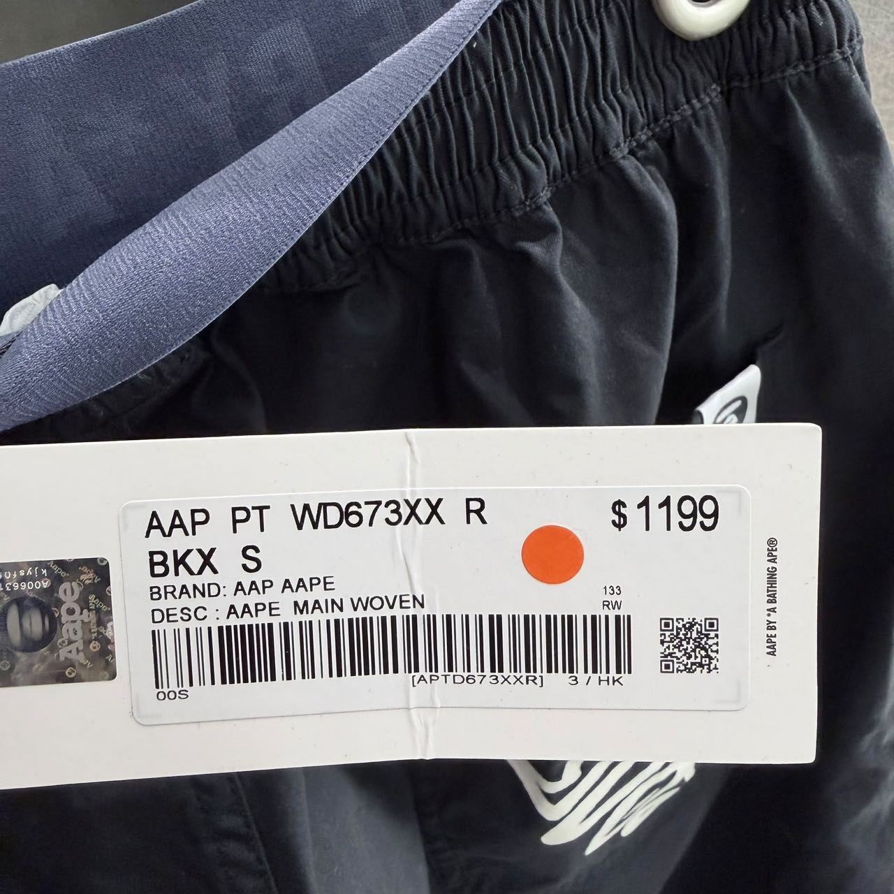 香港直郵 Aape 26秋冬 女 AAPEUNVS 星星章塗鴉休閒長褲 D673