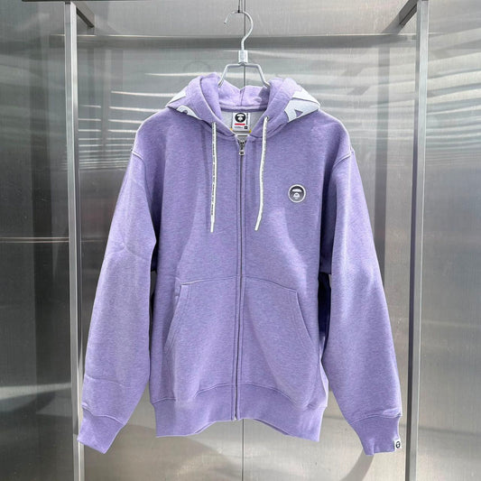 香港直郵 Aape 26秋冬 男 AAPENOW 牙刷繡徽章連帽衛衣 D379