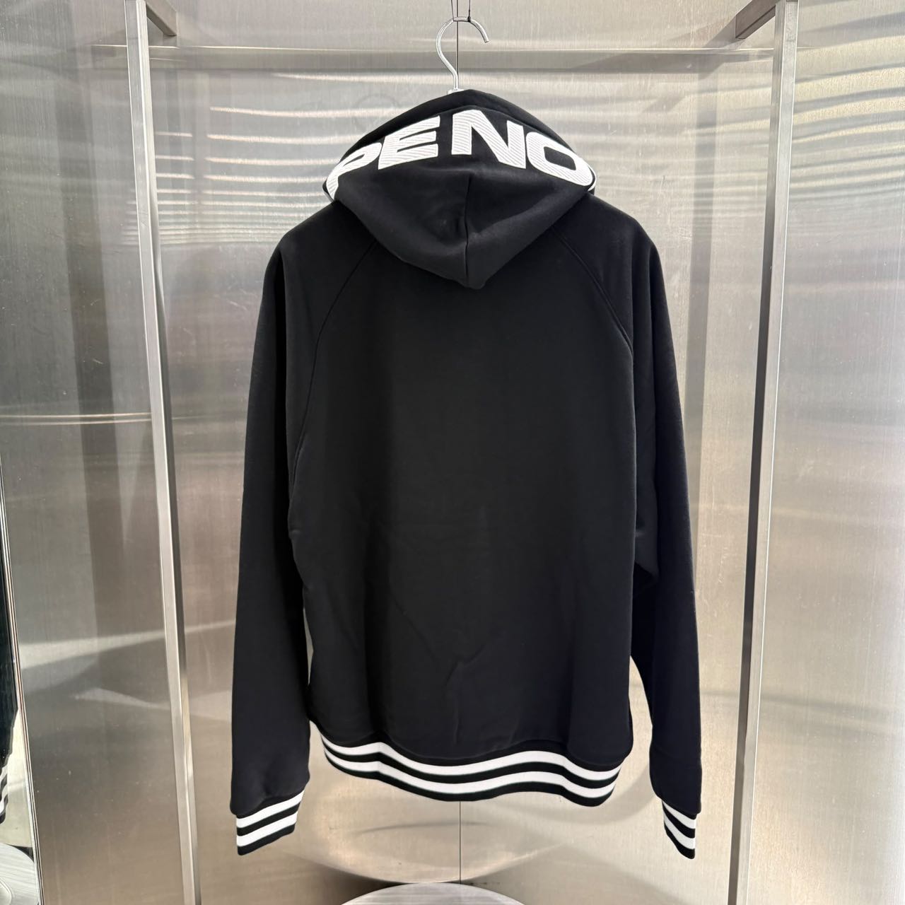 香港直郵 Aape 26秋冬 男 AAPENOW 加絨棒球服連帽衛衣 D382