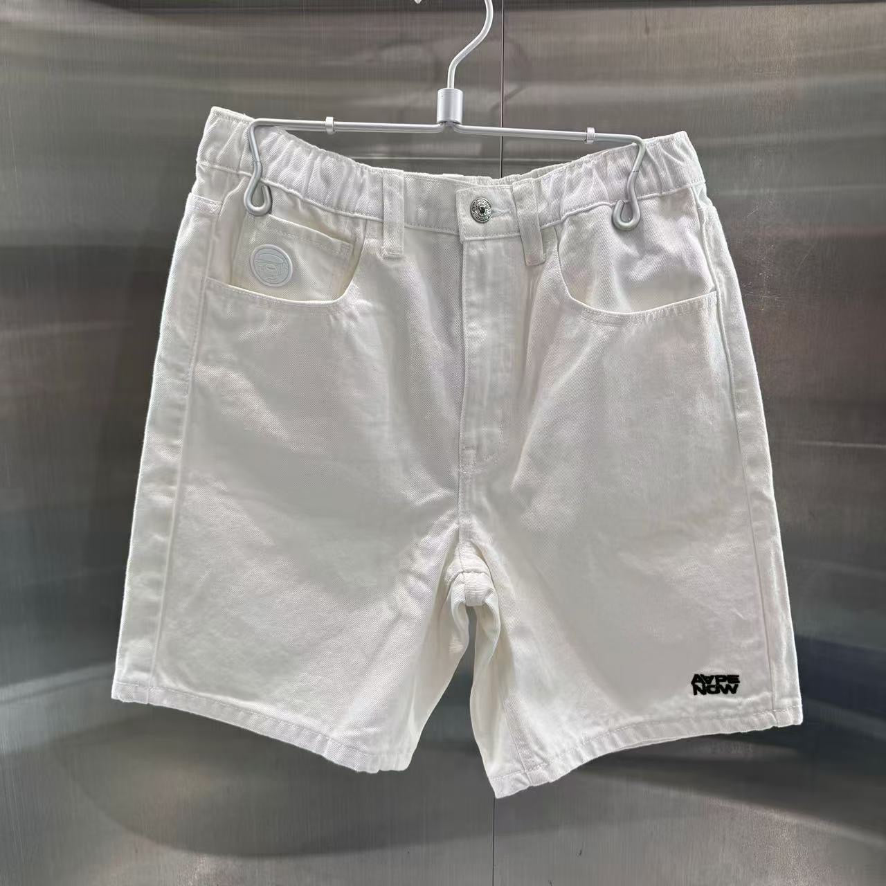 香港代購 專櫃正品 26春夏 Aape 男 AAPENOW 猿人小標徽章舒適簡約短褲 C678
