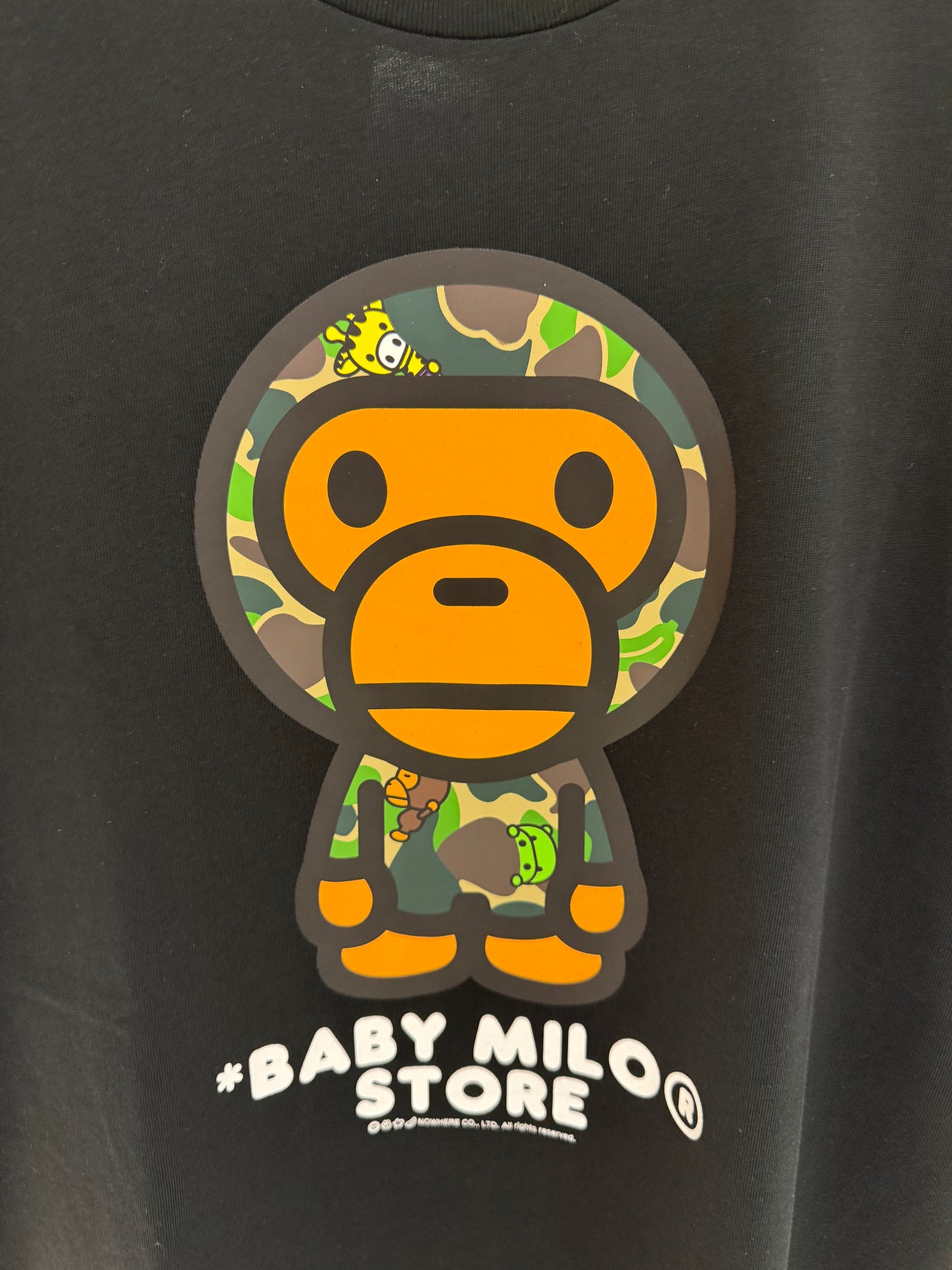 香港直郵 BABY MILO STORE 經典迷彩小猴t恤 0437
