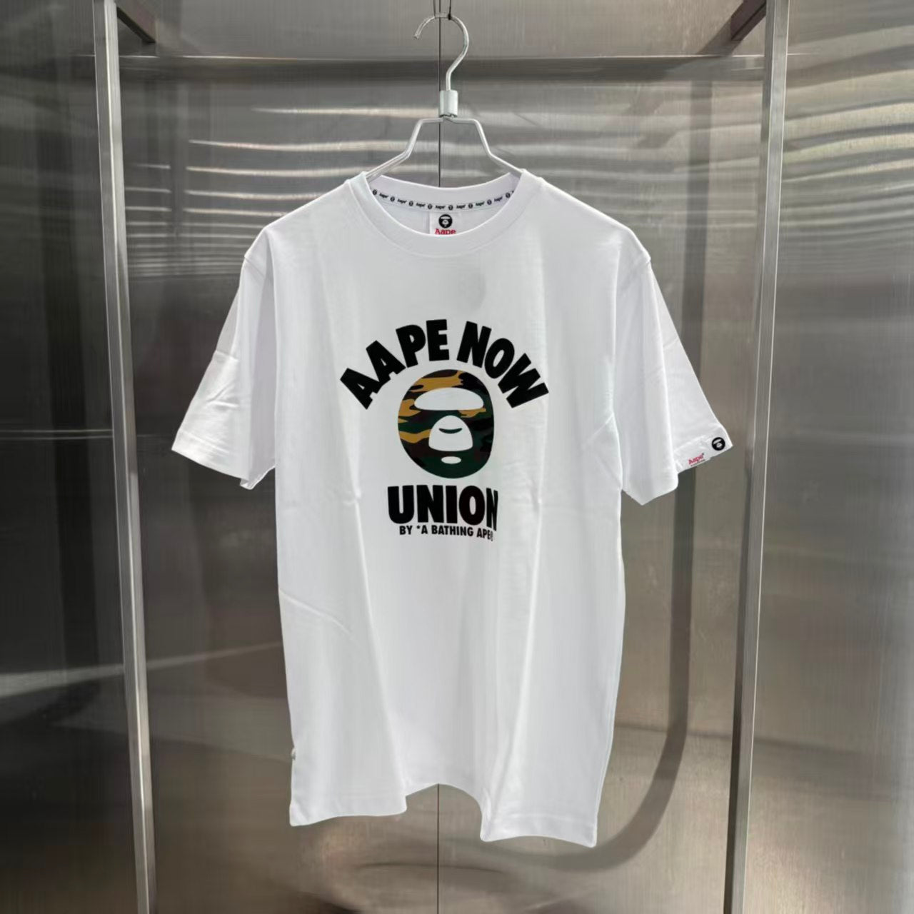 香港直郵 Aape 男裝 26秋冬 迷彩猿人字母印花經典潮流舒適短袖T卹10024XR
