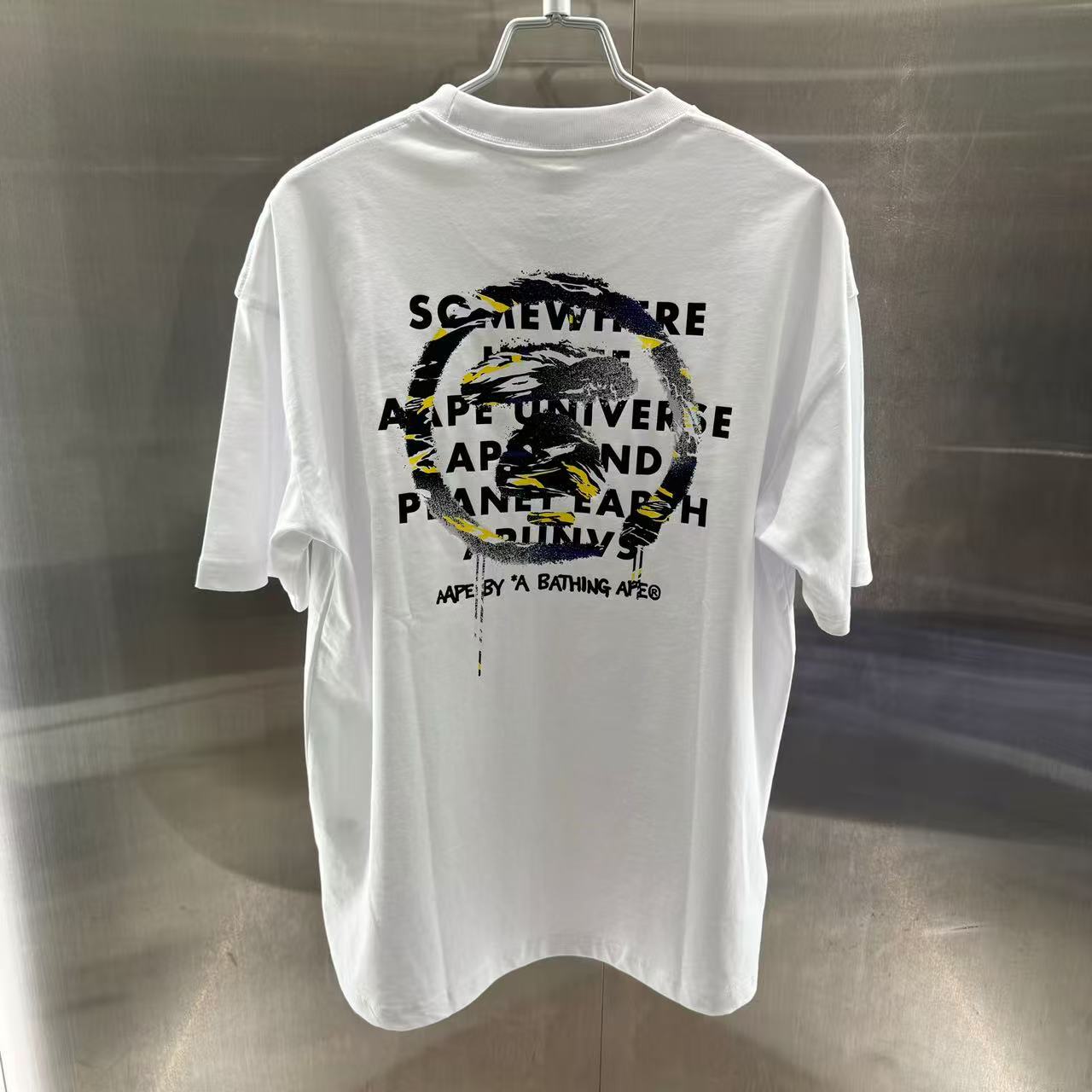 香港代購 專櫃正品 26春夏 Aape 男 AAPEUNVS 猿人迷彩塗鴉印花潮流舒適短袖T恤 1839