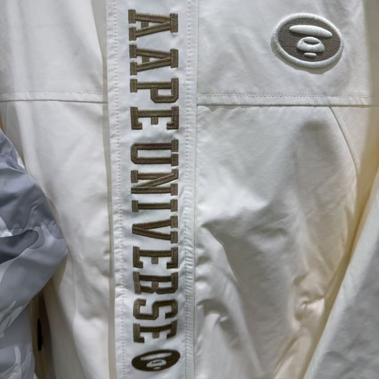 香港直郵 Aape 男裝 25秋冬 可拆卸內膽迷彩潮流羽絨服兩件套7735