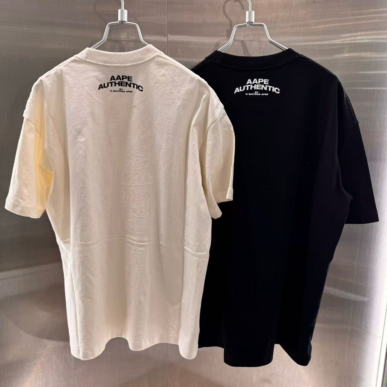 香港直郵 專櫃正品 Aape 男裝 26春夏圓環迷彩猿人印花潮流休閑短袖T恤1858