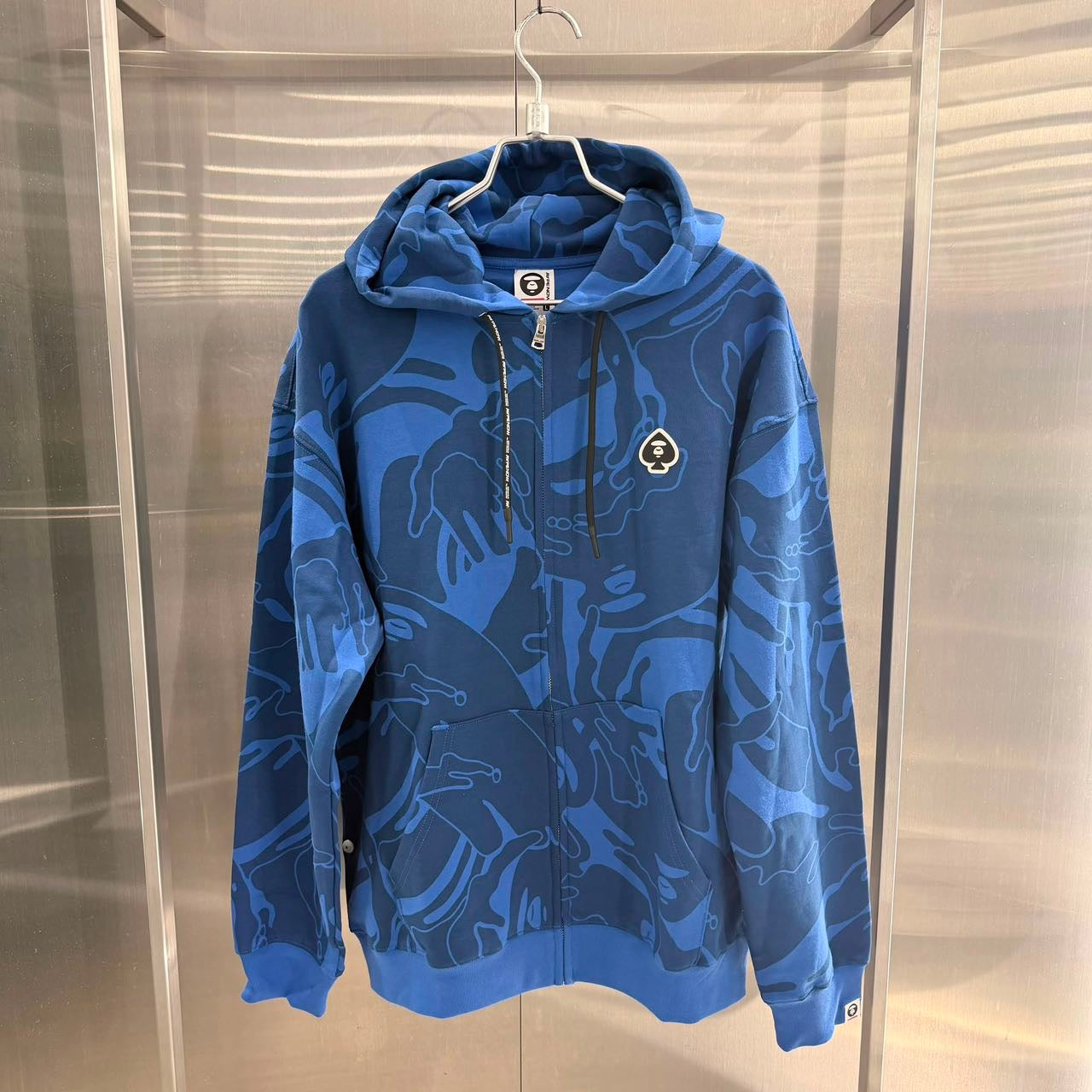 Aape 2026 秋冬 男裝 AAPENOW 黑桃章迷彩連帽衛衣D380