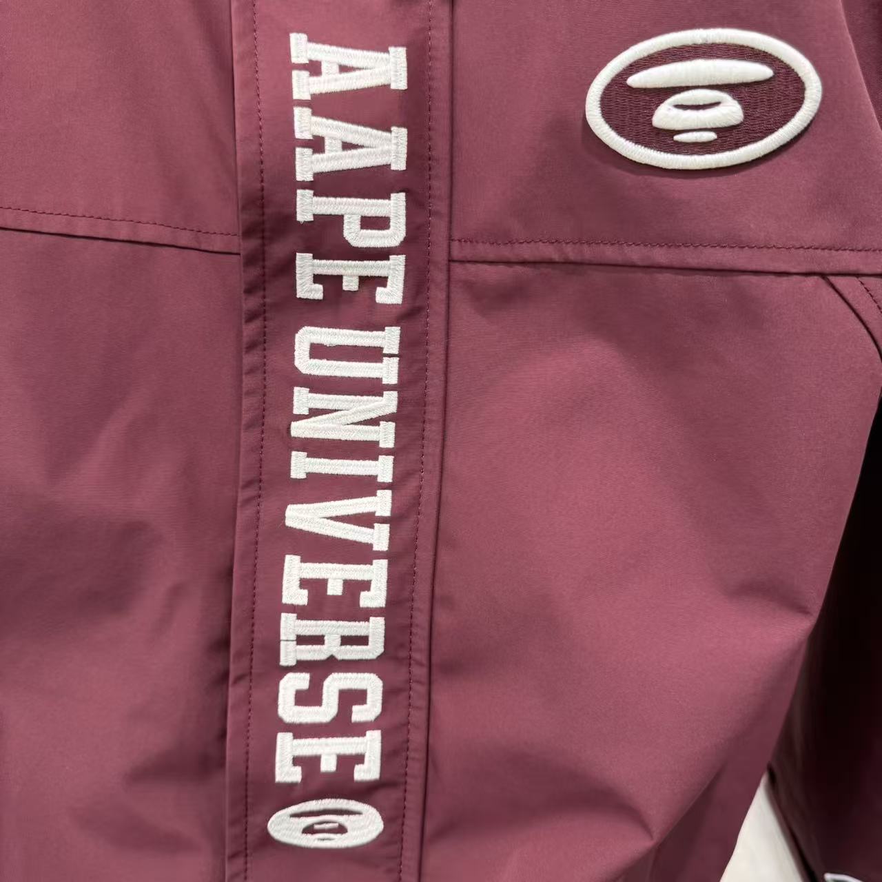 香港直郵 Aape 男裝 25秋冬 可拆卸內膽迷彩潮流羽絨服兩件套7735