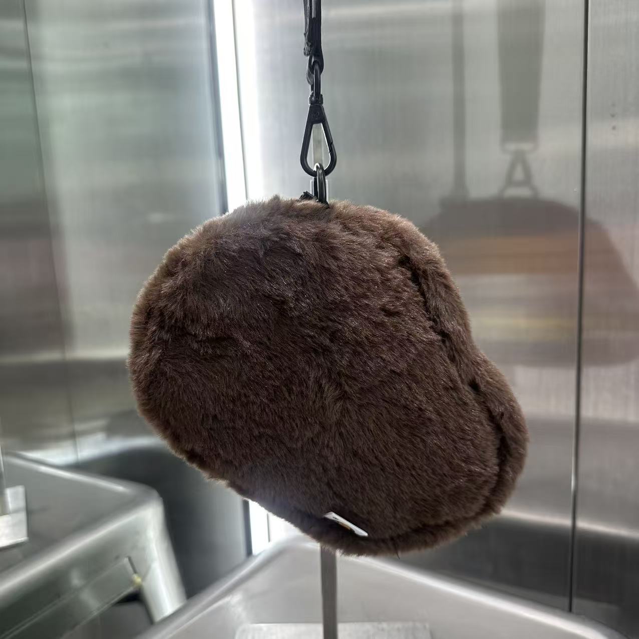 BABY MILO STORE配飾卡通小猴毛絨零錢包4405