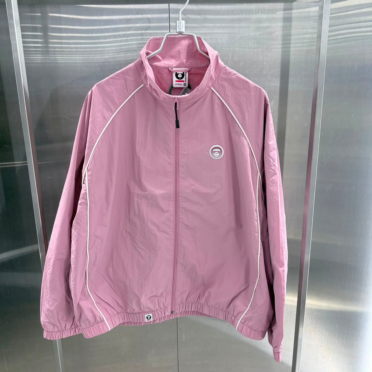 香港直郵 Aape 26秋冬 男 AAPENOW 半高領薄夾克外套7794