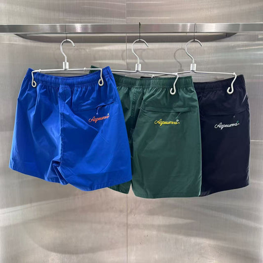 香港直郵 專櫃正品 Aape 26春夏 男 AAPEUNVS 運動系列匹克球猿人徽章舒適休閒短褲D636