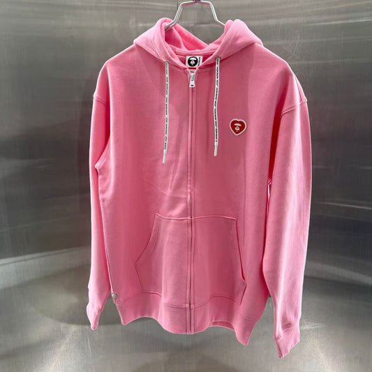 香港代購 專櫃正品 Aape 男裝 26春夏心型猿人徽標純色連帽衛衣D346