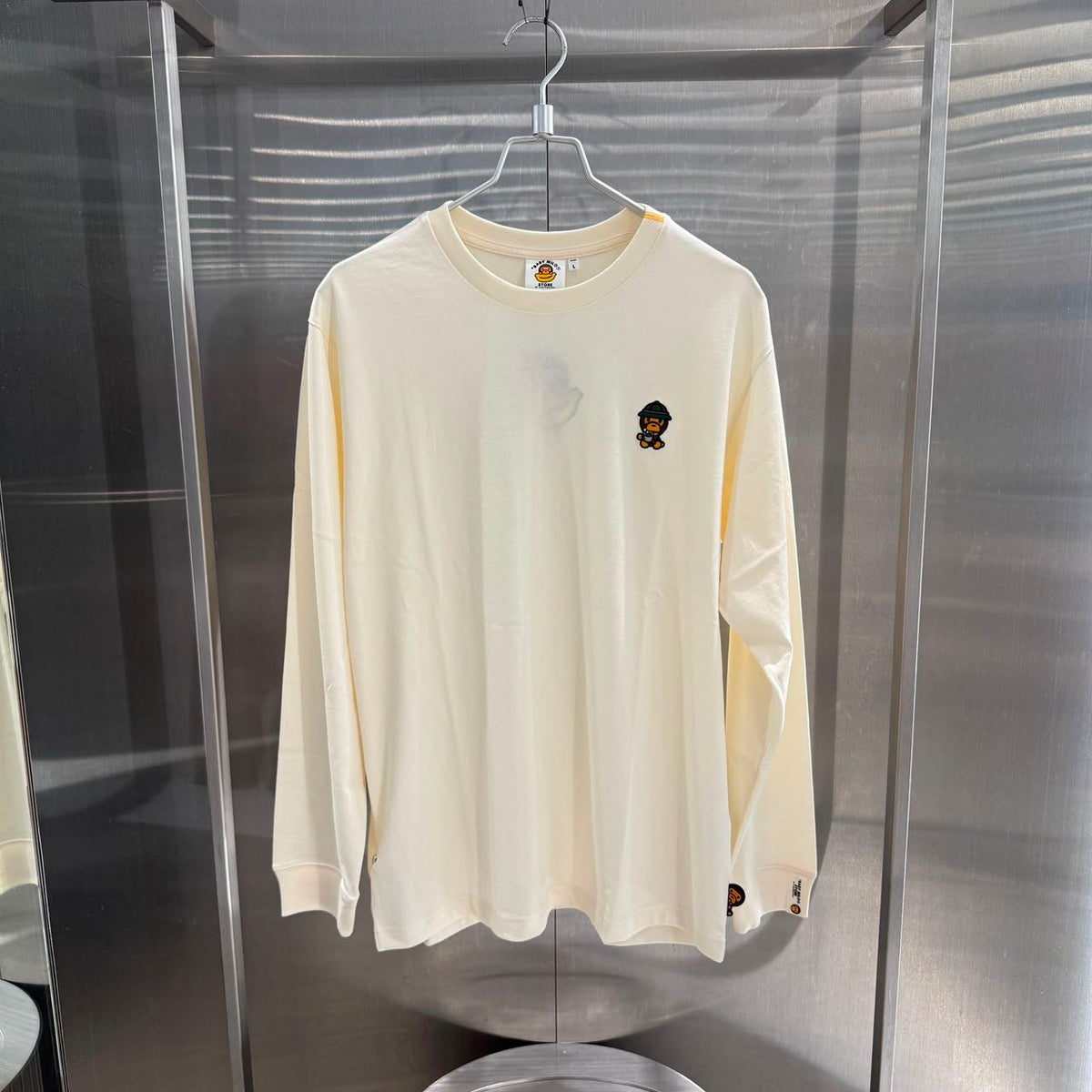 BABY MILO STORE 2026 秋冬milo 卡通小猴動物露營長袖T恤 0467