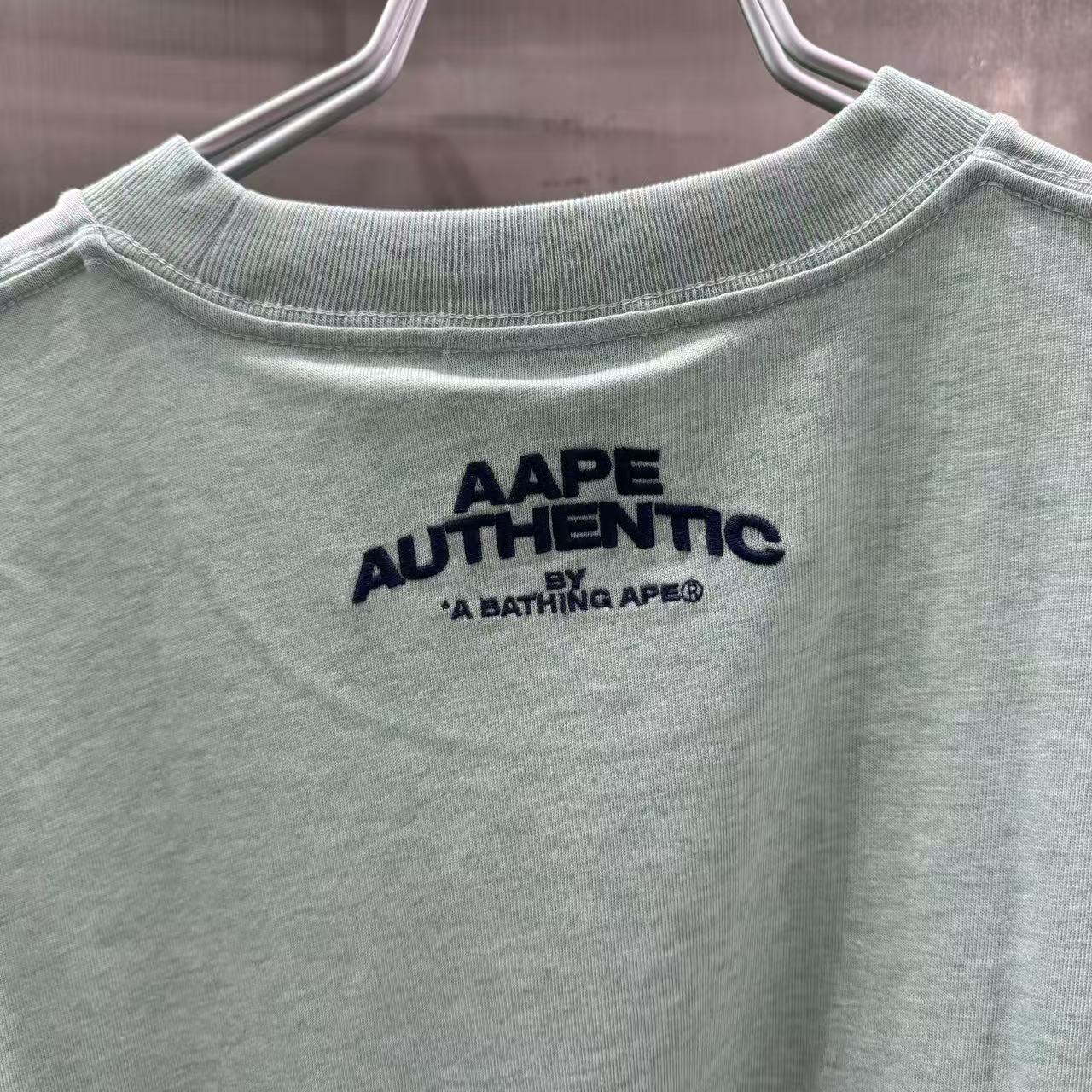 香港代購 專櫃正品 Aape 男裝 26春夏字母刺繡舒適簡約休閑圓領短袖T恤1847