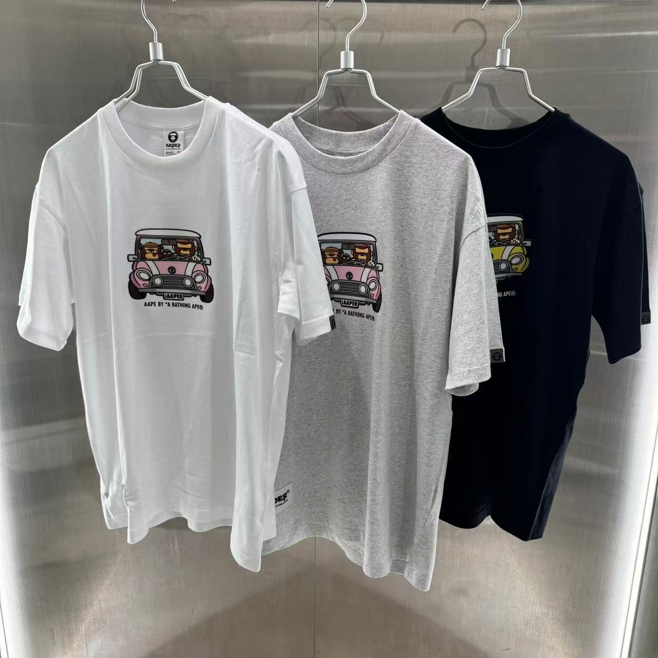 香港代購 專櫃正品 26春夏 Aape AAPER 猿人軍團卡通圖案印花休閒舒適短袖T恤1827
