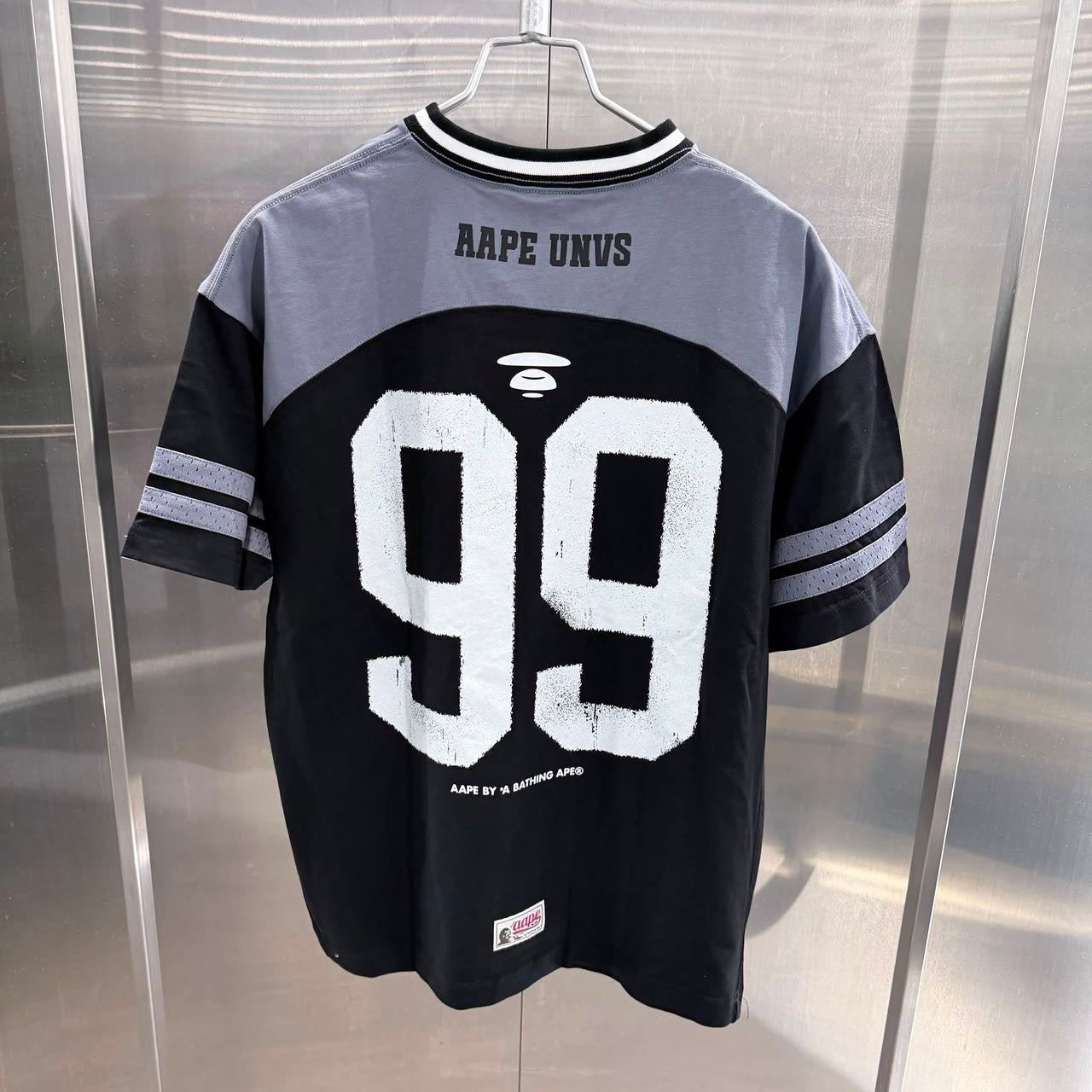 Aape 2026 秋冬 男裝 AAPEUNVS 學院風球衣短袖T恤 10005 oversize 大版型