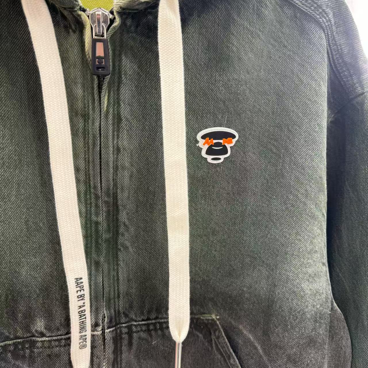 香港代購 專櫃正品 Aape 男裝 26春夏漸變色星星帽拉鍊夾克外套7775