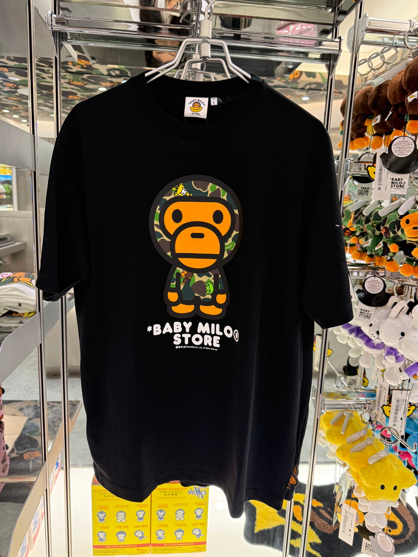 香港直郵 BABY MILO STORE 經典迷彩小猴t恤 0437