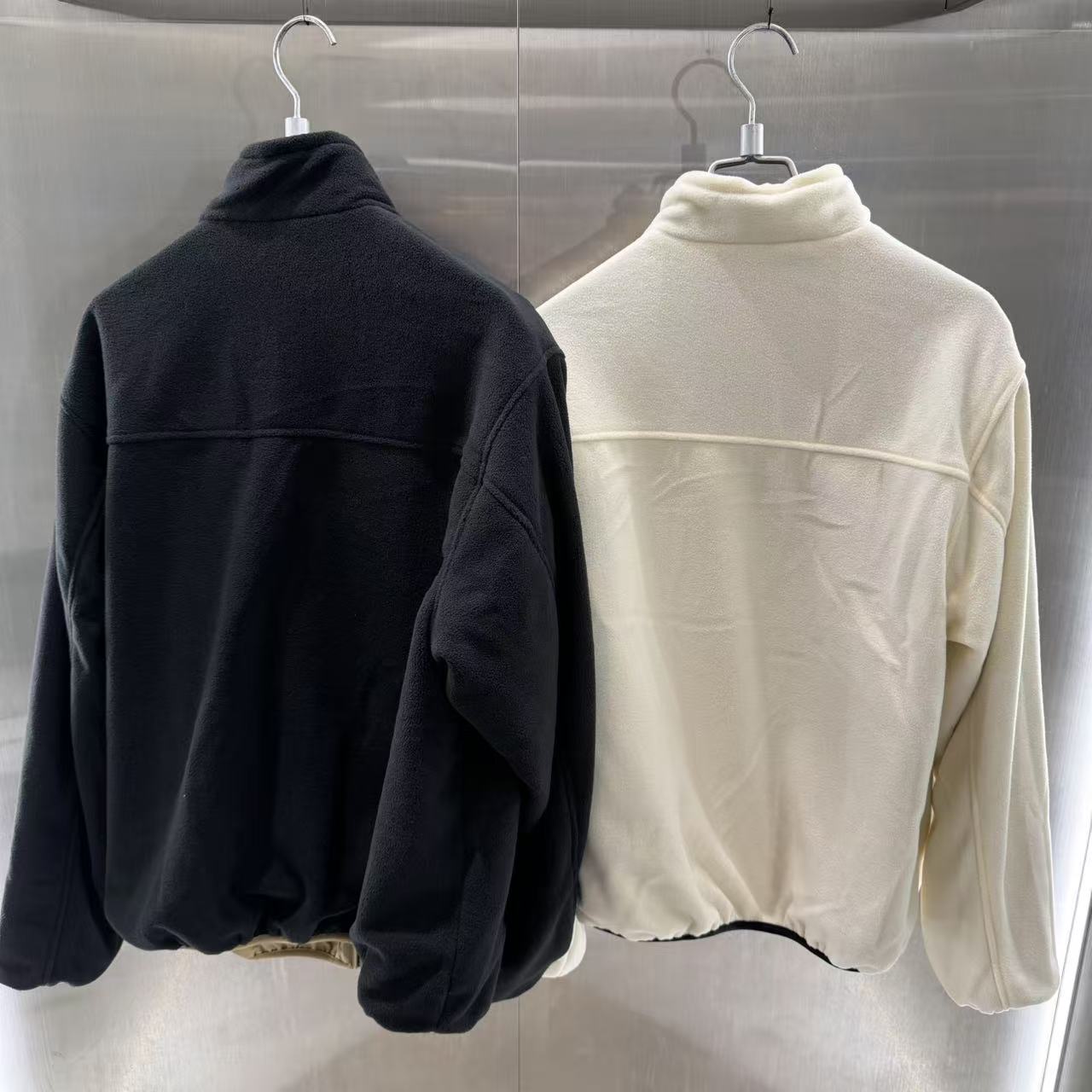 香港直郵 Aape 25秋冬 男 小標徽章休閑潮流雙面穿絨面夾克外套7732