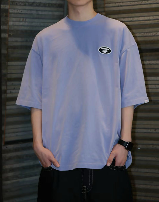 Aape 男裝26年春夏賽車風水洗做舊字母齒輪印花T卹1864