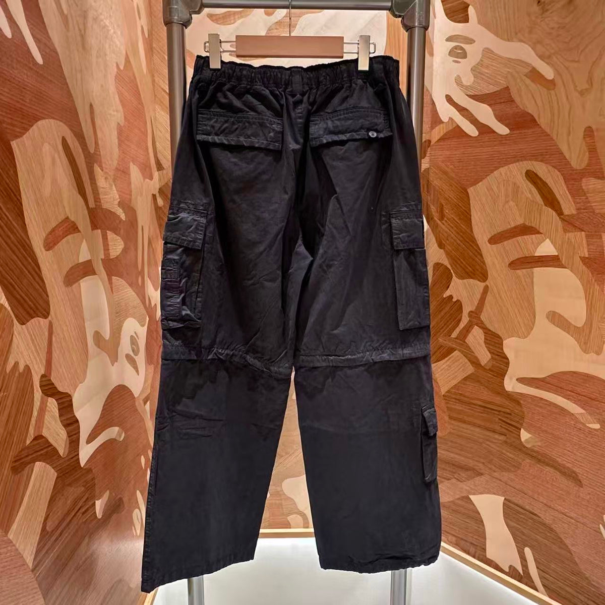 香港直郵 Aape 男裝 26秋冬水洗做舊可拆卸兩穿工裝休閒褲D658 AAPPTMD658XXR