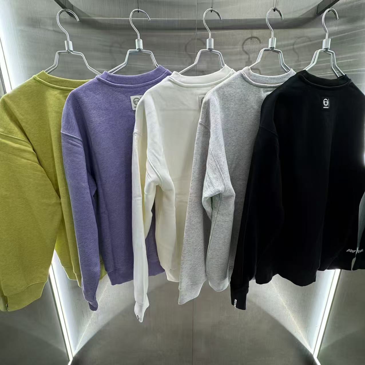 香港直郵 Aape 25秋冬 男 AAPE AAPENOW heart moonface sweatshirt C357