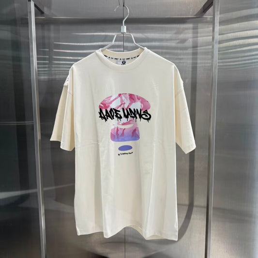Aape 2026 秋冬 漸變色迷彩猿顏 字母 短袖T恤 10036 XR