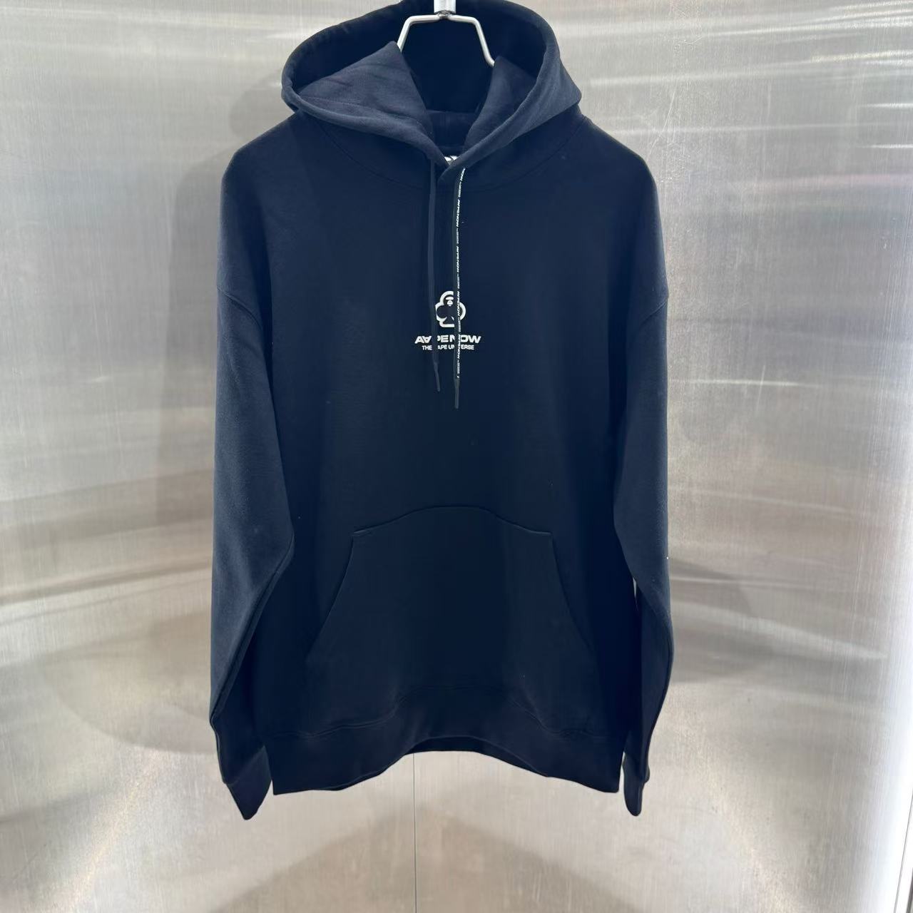 香港直郵 Aape 男裝 25秋冬 撲克徽章字母印花休閑連帽衛衣C351