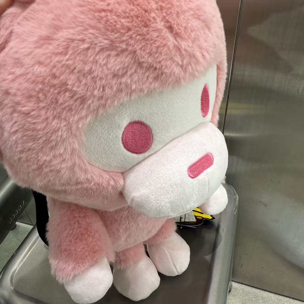 香港直郵 BABY MILO STORE  25秋冬 超可愛粉色小猴立體3d小猴背包 4235