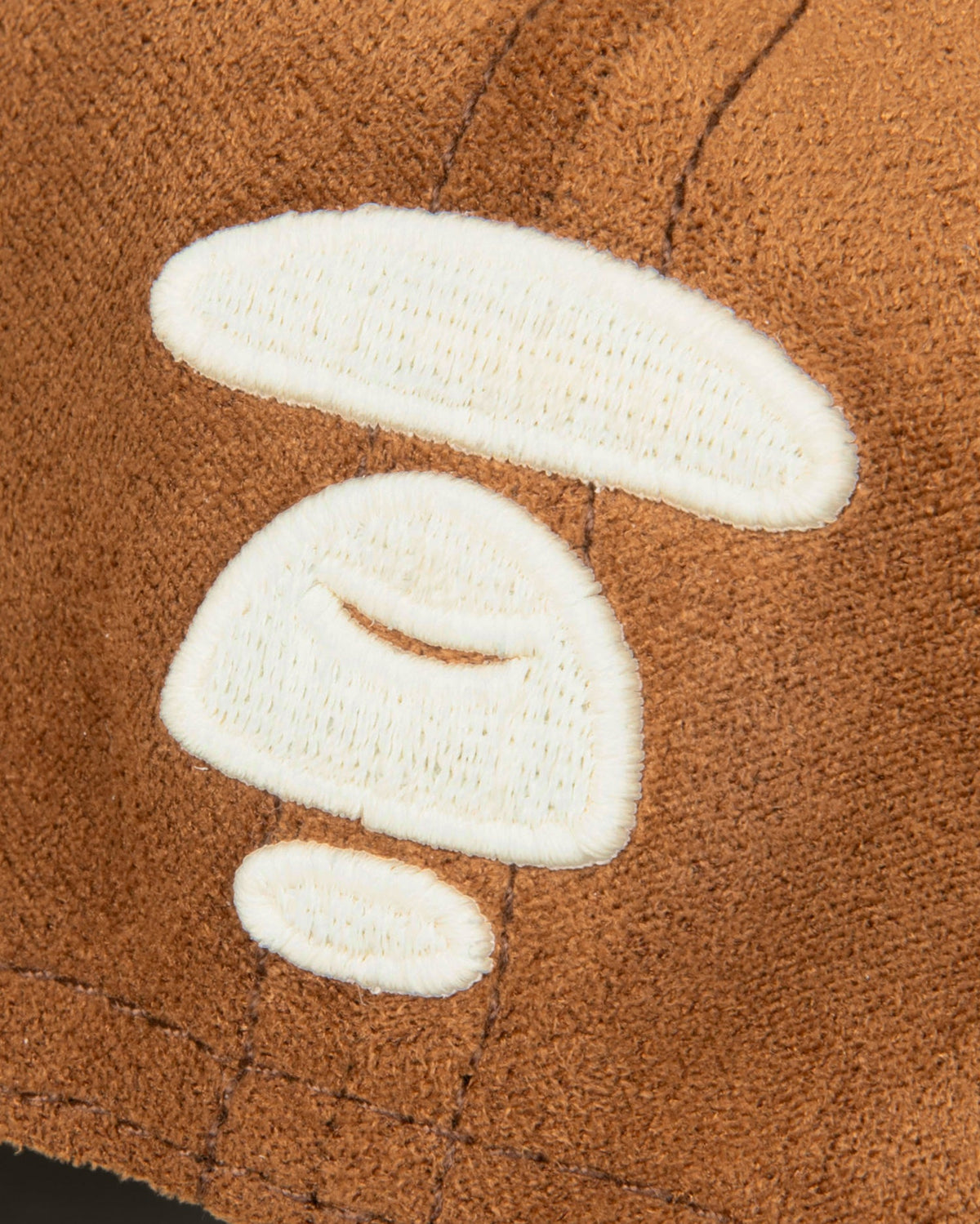 香港直郵 Aape 猿人字母刺繡仿麂皮棒球帽鴨舌帽5227 AAPCPM5227XAR