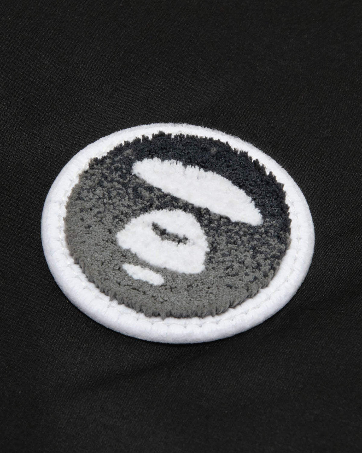 香港直郵 Aape 男裝 26秋冬牙刷繡徽章純色質感連帽羽絨服外套7787 AAPDNM7787XXR